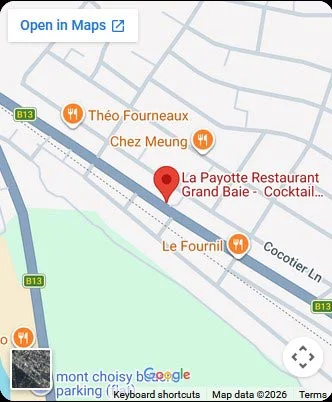 Localisation La Payotte Restaurant Grand Baie